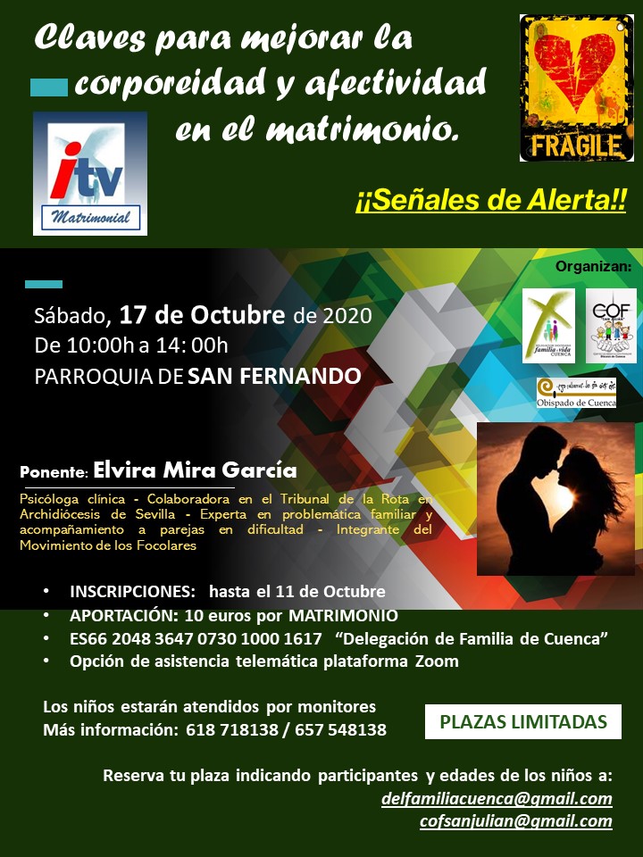 IV Jornadas de Formación ITV Matrimonial 2020