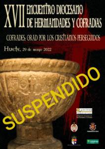 Suspendido el XVII Encuentro Diocesano de Hermandades y Cofradías