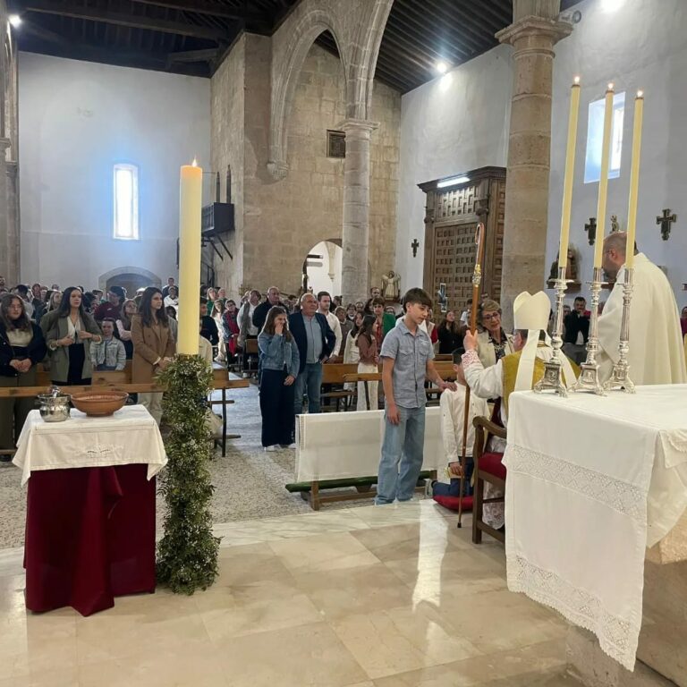 Visita Pastoral del Sr. Obispo a las localidades de Casas de Santa Cruz, Villagarcía del Llano, Casas del Olmo y Ledaña